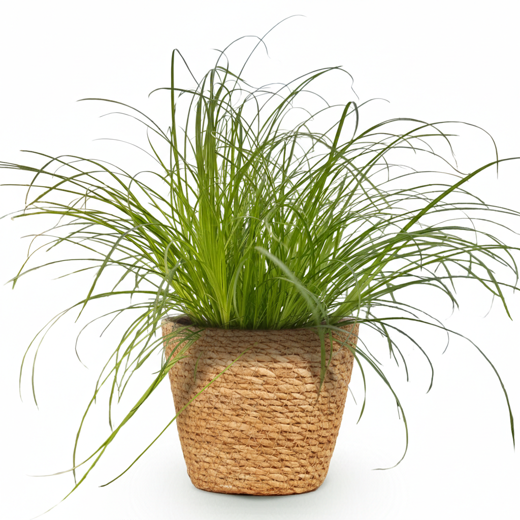 Cyperus alternifolius Zumula – Kattengras – Huisdiervriendelijk – Inclusief mand – Potmaat 12 cm – Hoogte 20 cm